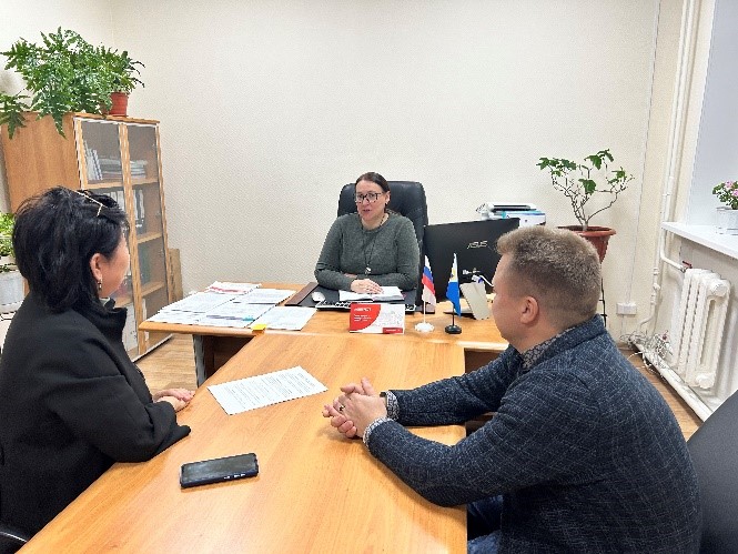 Рабочие встречи с руководством Филиала Государственного фонда поддержки участников специальной военной операции «Защитники Отечества» по Чукотском автономном округе