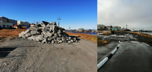 В Анадыре ликвидирован крупный навал строительного мусора
