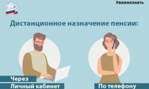 Дистанционное назначение пенсии через личный кабинет