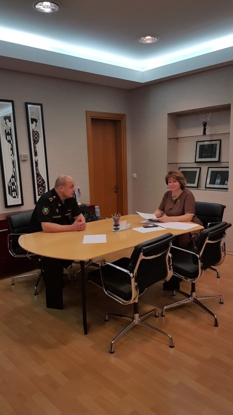 Уполномоченный по правам человека в Чукотском автономном округе  Анастасия Жукова встретилась с военным прокурором