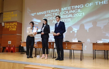 Юные министры провели заседание Арктического совета в столице Чукотки