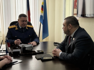 В Следственном управлении СК России по Чукотке прошла рабочая встреча с Кириллом Никулиным