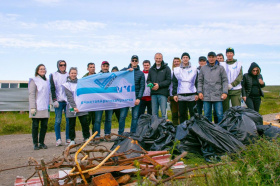 Более 30 тонн мусора собрали на Чукотке в рамках федерального проекта «Чистая Арктика»