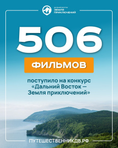 Юрий Трутнев: участники Всероссийского конкурса на лучшее путешествие «Дальний Восток – Земля приключений» направили 506 фильмов на суд жюри