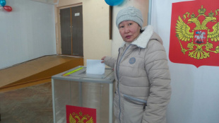 Около 10 тысяч избирателей Чукотки проголосовали на выборах Президента России